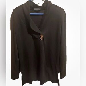 BaiShengGT Long Sleeve Black Blouse XL
